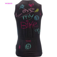 Summer women cycling jersey Top bike sleeveless wear cycling clothing Ropa ciclismo customized MTB 2024 - buy cheap