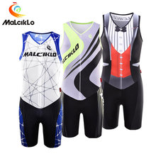 Malciklo Triathlon Suit Quick-dry Sleeveless Cycling Jersey 2018 Skinsuit Mens Bike Clothing Maillot Cycling Sets Ropa Ciclismo 2024 - buy cheap