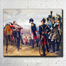 classical court palace figures general war soldier hiorse oil paintings canvas printing printed on canvas art decoration picture 2024 - buy cheap
