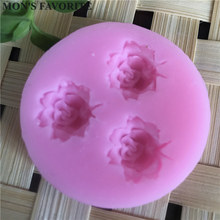 DIY Cake Decorating Three Flower Shaped Fondant Sugar Art Tools DIY Cake  Decorating Tools 3D Silicone Molded D072 2024 - buy cheap