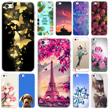 Cute Painted Phone Case For iPhone 5 i5 Back Cover iPhone 5S SE Soft Silicone Case For iPhone 5 5s SE Coque Protection Case Capa 2024 - buy cheap