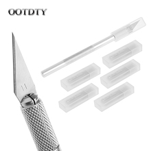 OOTDTY 25 Blades Wood Carving Cutting Tool Fruit Food Engraving Knife Scalpel Repair dorp shippoing 2024 - buy cheap