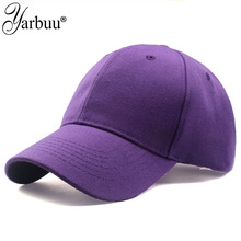 [YARBUU] 2018 Simple solid Baseball Cap Women Snapback Hat Summer Messy Bun Hats Casual Adjustable Sport Caps Drop Shipping 2024 - buy cheap
