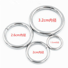 MA MAO High quality 10pcs/lot silver circle ring Connection alloy Buckles metal clasps for shoes bags Belt Buckles DIY 2024 - buy cheap