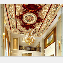 Beibehang-papel tapiz personalizado grande, nuevo estilo europeo, Fondo de mármol, pared, suelo, techo, Fondo de papel de pared 2024 - compra barato