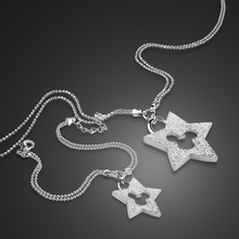 Conjunto de joyería de plata esterlina 925, collar de Estrella de Plata de Ley sólida, conjunto de brazalete de Mickey, accesorios de encanto, regalo de cumpleaños de mujer 2024 - compra barato