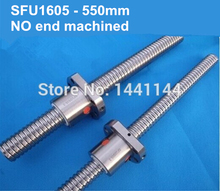 Sfu1605-550mm ballscrew com porca do parafuso da esfera para a peça do cnc sem extremidade usinada 2024 - compre barato