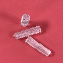 Parafusos m3 m4 pc, parafuso transparente, conjunto de fenda, parafusos de plástico, parafusos isolados, parafuso de policarbonato, 5-20mm de comprimento, 20 peças 2024 - compre barato