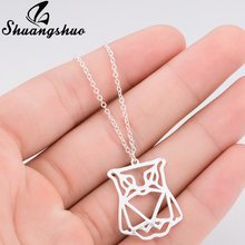 Shuangshuo Boho Fashion Jewelry Origami Owl Necklace Women Necklaces & Pendants Animal Necklace Owl Statement Necklace collier 2024 - buy cheap
