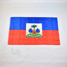 Флаг Гаити, 90x150 см, 100% полиэстер, 2 стороны, напечатанный национальный флаг, спортивные и домашние декоративные флаги и баннеры для дома 2024 - купить недорого