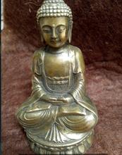 Китайская Медная скульптура Гуаньинь Бодхисаттва, фигурка Будды, металлическая ручная работа 2024 - купить недорого