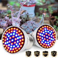 E27 Full Spectrum E14 220V LED Plant Grow Light Bulb Phyto Lamp For Indoor GU10 Garden Flower Hydroponics MR16 Grow Tent Box B22 2024 - buy cheap
