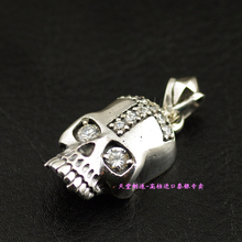 Thailand imports, carzy pig 925 Sterling Silver  skull silver pendant. 2024 - buy cheap