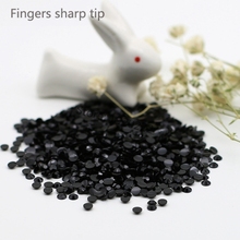 5000 pcs SS10 black 14 Facets Resin Round Rhinestone Sparkling Rhinestones Nail Art Decoration DIY N02 2024 - buy cheap