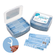 40pcs/box Dental Floss Flosser Picks Oral Teeth Care Tools Disposable Toothpicks Teething Cleaning Whitening Tooth Pick Floss 2024 - buy cheap