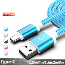 Cable de carga rápida Usb tipo C, Cable de datos para One Plus Oneplus 7 6T 6 5 Samsung Galaxy A70 A50 A30 S10 S9 PLUS 2024 - compra barato