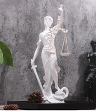 Греческая богиня справедливости и справедливости, ретро ремесла, украшение для дома в европейском стиле, креативная ностальгическая скульптура кафе, ремесла, искусство 2024 - купить недорого