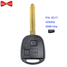 KEYECU for Toyota Avensis Kluger Prado120 Tarago RAV4 Remote Key Fob 433MHz 4D68 Chip P/N 50171, 42050 2024 - buy cheap