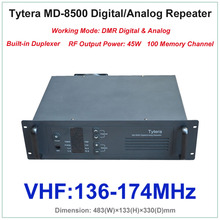 Tytera TYT MD-8500 VHF 136-174 МГц DMR цифровой и аналоговый Профессиональный ретранслятор раций с дуплексером (RF выходная мощность 45 Вт) 2024 - купить недорого