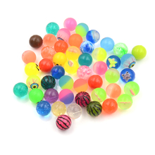 10pcs/lot Water Float Ball Toys Child Kid Elastic Rubber Ball Children Kids Pinball Bouncy Toys Mixed Bouncing Ball 2024 - buy cheap