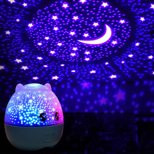 Динамик романтическое небо свинка проекционная лампа светодиодный вращающийся Bluetooth креативный с музыкой спящий светильник светится в темноте светильник вверх игрушки 2024 - купить недорого