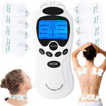 Health Care Tool Electric TENS Therapy body Massager Relax Pain Relief Muscle Electro Stimulator massageador Two Output 8 Pads 2024 - buy cheap