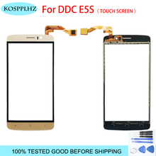 gold 5.5 inch front outer glass For DDC E5S Elite Touch Screen Touch Panel Lens Replacement for ddc e 5 s e litie phone + Tools 2024 - buy cheap