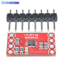 Преобразователь уровня I2C PCA9306, модуль платы преобразователя IIC I2C, напряжение IIC I2C, два 2-битного двунаправленного переводчика, 5 В, 3,3 В 2024 - купить недорого