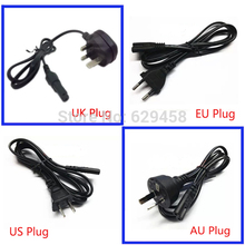 US UK AU EU PLUG AC Power Cord Cable Plug 2 Wires Pin NEMA 1-15P IEC Free Shipping 2024 - buy cheap