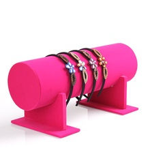 2016 модный 36x11 см Розовый бархатный держатель повязки для волос розничный магазин витрина для ювелирных изделий стойка-органайзер для повязки на голову бесплатная доставка 2024 - купить недорого