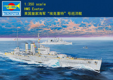 Trumpeter 1/350 05350 Scale HMS Exeter Heavy Cruiser Military Assembly Model Kit 2024 - buy cheap