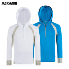 JACKSANQI New Men Summer Fishing Jackets Outdoor UV Protection Quick Dry Breathable Clothes Overall Camping Sports Shirts RA219 2024 - buy cheap