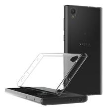 Чехол для sony Xperia XA1 ультра 6 дюймов ультра тонкий мягкий Силиконовый ТПУ Резиновая Силиконовый бампер прозрачная задняя крышка прозрачный чехол для телефона 2024 - купить недорого