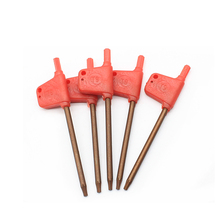 Llave de Bandera Roja T9, soporte de herramientas, destornillador, accesorios estándar Torx para CNC, llave de tornillo 2024 - compra barato