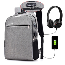 Bolsas de mochilas portátiles antirrobo para hombre, Mochila de diseño de marca con carga USB resistente al agua, bolsa de viaje de negocios para hombre, Mochila de ocio 2024 - compra barato