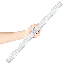 Светодиодный ночник с ИК-датчиком движения, перезаряжаемый светодиодный светильник 20/36/64 с для шкафа 2024 - купить недорого