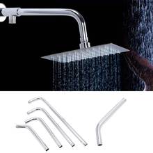 2018 Thread G1/2 Stainless Steel Wall Mounted Tube Rainfall Shower Head Arm Bracket 2024 - buy cheap