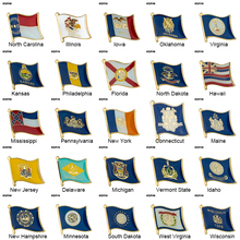 U.S.A Arizona State Natinal Lapel Pins de solapa de banderas bandera del país insignia broche 2024 - compra barato