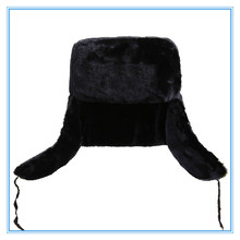 B-8637 masculino bomber hat homem ao ar livre pele de raposa earflap chapéus russo ushanka chapéus à prova dwaterproof água 2024 - compre barato