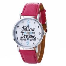 Timezone #301 простые женские часы с нейтральным буквенным рисунком, модные кожаные кварцевые наручные часы 2024 - купить недорого