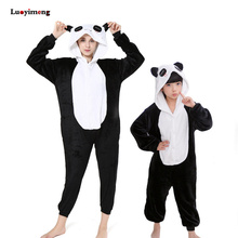 Пижама-кигуруми в виде животных, единорог, Стич, панда, пижамы для женщин, комбинезоны, детские пижамы для мальчиков и девочек, пижамные костюмы, детская одежда для сна 2024 - купить недорого