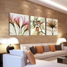 3 paneles de arte de pared decoración del hogar impresión de imagen de pared panorámica de flores combinación de girasoles pintura lienzo abstracto moderno sin marco 2024 - compra barato