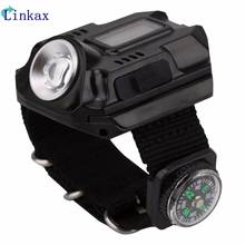 XPE Q5 R2 LED Wrist Watch Flashlight Torch Light USB Charging Wrist Model Tactical Rechargeable Flashlight 2024 - buy cheap