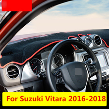 Dashboard Cover Mat Pad Sun Shade Avoid Light Dash Board Carpet Protector Interior decoration For Suzuki Vitara 2016-2018 2024 - buy cheap