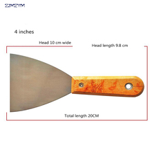 4 inches 20cm Multi-function Manganese steel Putty Knife Blade Antirust Batch Knife High-polished Wipe Scraper Tool 2024 - buy cheap