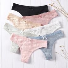Female Panties Sexy Lingerie Women's Cotton G-String Thong Panties String Underwear Women Briefs Pants Intimate Ladies Low-Rise 2024 - buy cheap
