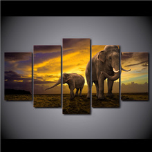 5 pcs,Full Square 5D DIY Diamond Painting elephant,animals,3d,Diamond Embroidery Cross Stitch,Mosaic,stickers,Christmas,gifts 2024 - buy cheap