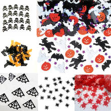 Amawill Halloween Night Confetti Spider Web Witch Skull Bat Pumpkin Horror Table Sprinkles Scatters Halloween Decorations 8D 2024 - buy cheap