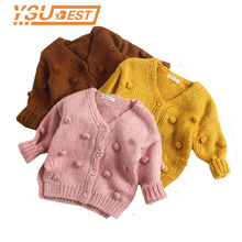 New Children's Wear Sweater Girl Baby Cotton Knit Cardigan Coat Cardigan For Girl Kids Cardigan Sweater Fashion Boys Knit Jacket 2024 - buy cheap