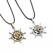 10/pcs ONE PIECE Choker Necklace Luffy Rudder Pendant Men Women Gift Anime Jewelry Accessories YS11757 2024 - buy cheap